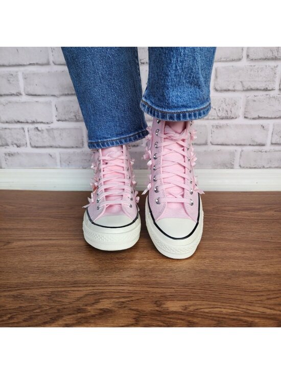 ⭐Converse Chuck 70 Hi Bow Edgy Studded Size 5 Men\'s Shoes Sneakers Pink A14444C⭐ main image 7